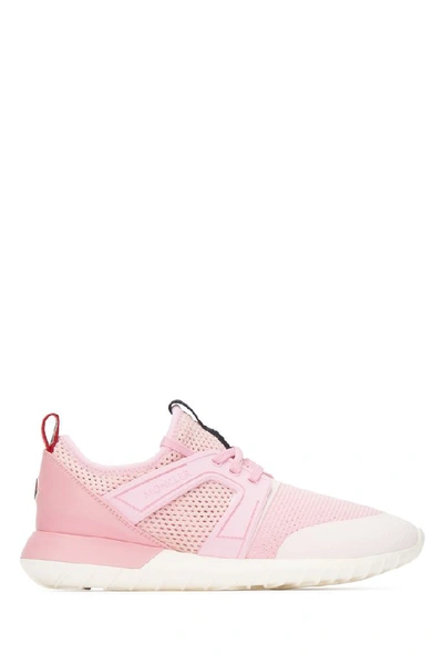 Shop Moncler Low Top Sneakers In Pink