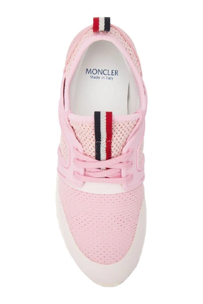 Shop Moncler Low Top Sneakers In Pink