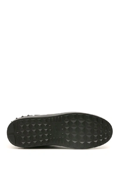 Shop Valentino Garavani Vltn Open Sneakers In Black