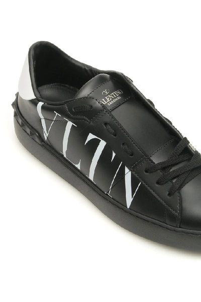 Shop Valentino Garavani Vltn Open Sneakers In Black