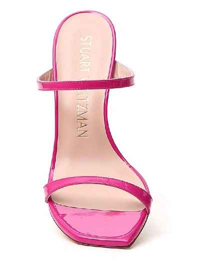 Shop Stuart Weitzman Aleena 75 Sandals In Pink