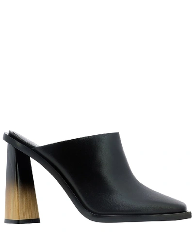 Shop Givenchy Block Heel Mules In Black