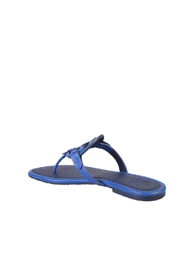 Shop Tory Burch Miller Sandals In Blue