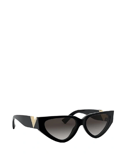 Shop Valentino Eyewear Cat Eye Frame Sunglasses In Multi