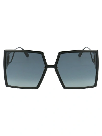 Shop Dior Eyewear Square Frame Oversize Sunglasses In Black