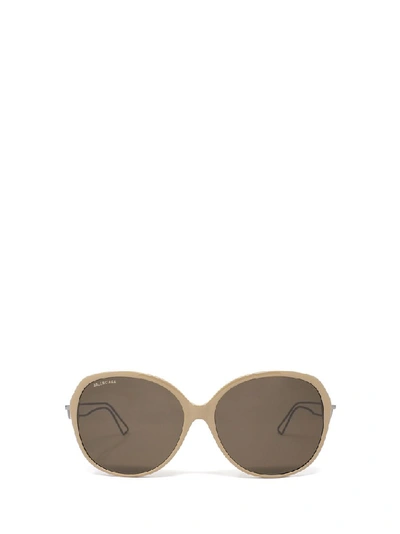 Shop Balenciaga Eyewear Round Frame Sunglasses In Multi