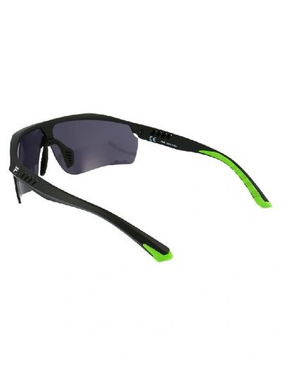 Shop Fila Rectangular Frame Sunglasses In Multi