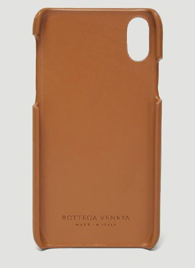 Shop Bottega Veneta Intreccio Iphone X/xs Case In Beige