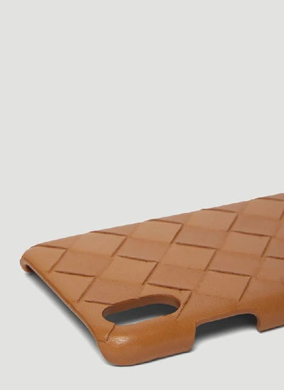 Shop Bottega Veneta Intreccio Iphone X/xs Case In Beige