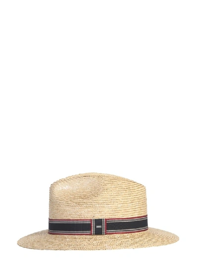 Shop Saint Laurent Trilby Hat In Multi