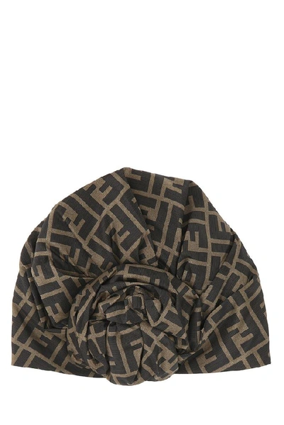 Shop Fendi Ff Monogram Hat In Multi