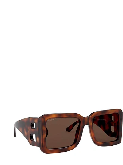 Shop Burberry Eyewear Square Frame Sunglasses In Brown