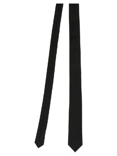 Shop Saint Laurent Classic Tie In Black