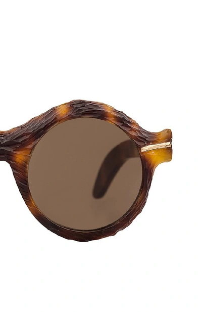 Shop Kuboraum A2 Sunglasses In Brown