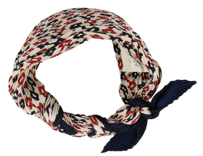 Shop Gucci Knotted All Over Print Headband In Multi