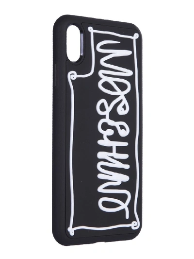 Shop Moschino Logo Iphone Xs Max Case In Black