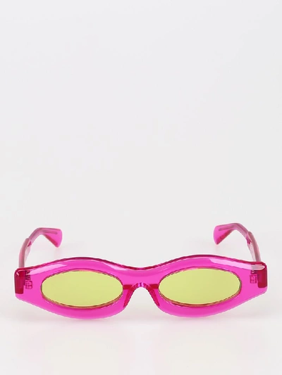 Shop Kuboraum Kuroraum Y5 Sunglasses In Pink