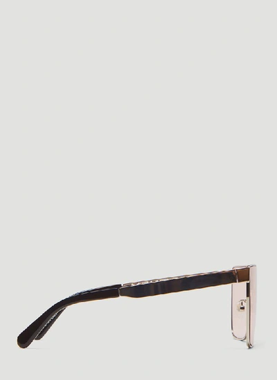 Shop Stella Mccartney Eyewear Logo Sunglasses In Multi