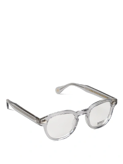 Shop Moscot Lemtosh Square Frame Sunglasses In Grey