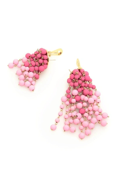 Shop Jacquemus Les Mimosas Earrings In Pink