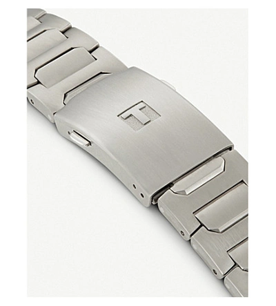 Shop Tissot T091.420.44.051.00 T-touch Expert Solar Titanium And Sapphire Crystal Watch In Silver