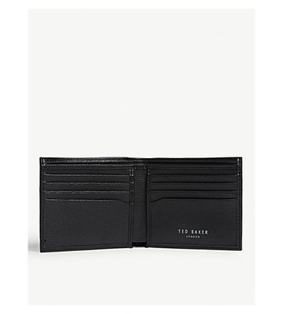 Shop Ted Baker Meoe Leather Wallet In Navy