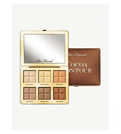 Shop Too Faced Cocoa Contour Contouring Palette In Na