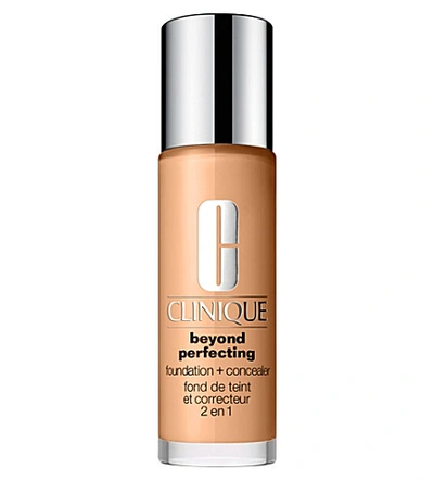 Shop Clinique Beyond Perfecting Foundation And Concealer In Ecru