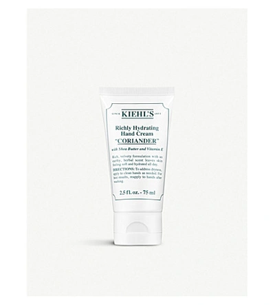 Shop Kiehl's Since 1851 Kiehl's Coriander Richly Hydrating Hand Cream 75ml In Na