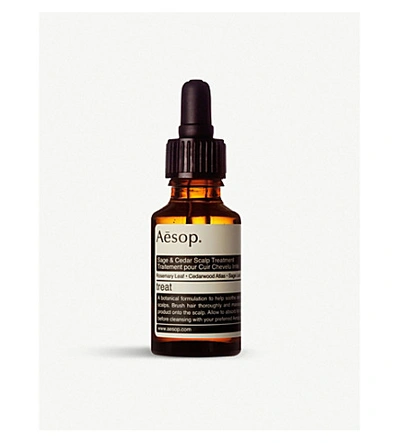 Aesop 0.8 Oz. Sage & Cedar Scalp Treatment In Nero