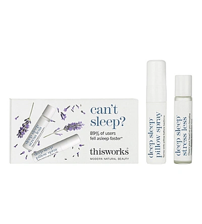 Shop This Works Can't Sleep? Travel Set In Na