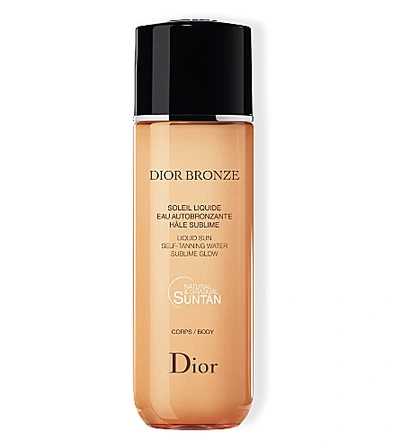 Shop Dior Bronze Liquid Sun Self-tanning Water