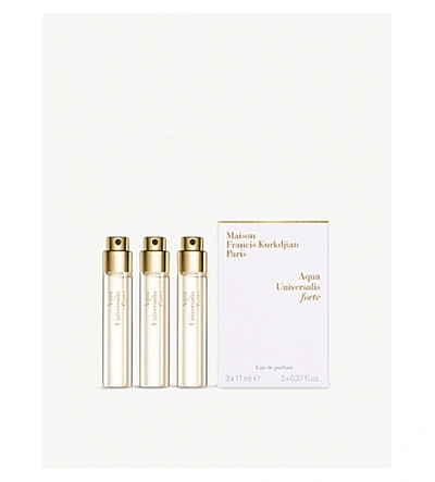Shop Maison Francis Kurkdjian Aqua Universalis Forte Eau De Parfum Refills 3 X 11ml