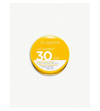 Shop Clarins Mineral Sun Care Compact For Face Spf30 11.5ml