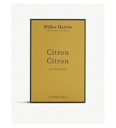 Shop Miller Harris Citron Citron Eau De Parfum 100ml