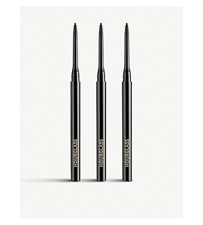 Hourglass 1.5mm Mechanical Gel Eye Liner In Obsidian Set Of Three In Obsidian