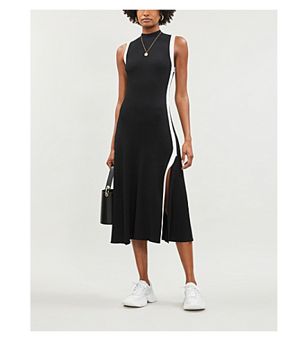 maje black knit dress