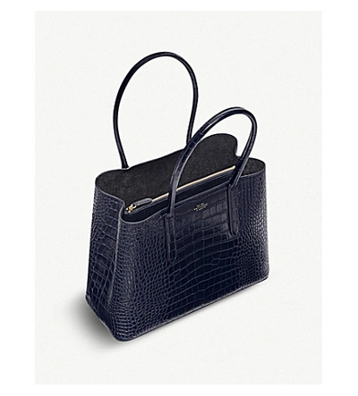 Shop Smythson Mara Ciappa Business Leather Bag