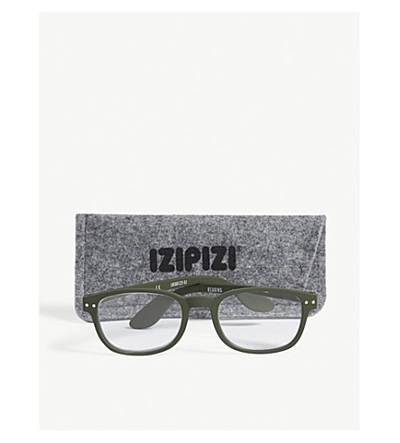 Izipizi Womens Letmesee #b Rectangle-frame Reading Glasses +3.0