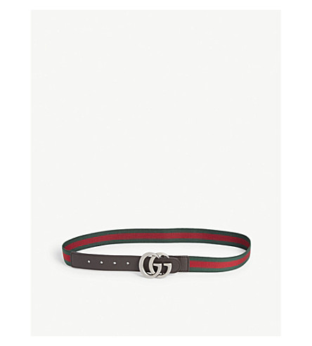 gucci stripe elastic belt