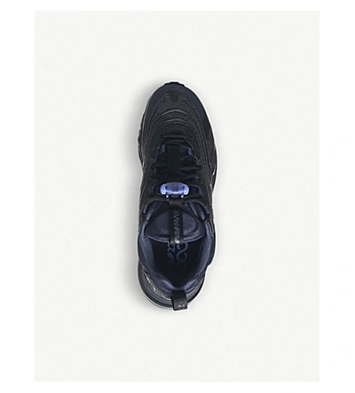 Shop Nike Air Max 270 React Woven Trainers In Black Sapphire Obsidian