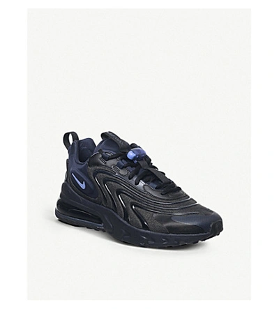 Shop Nike Air Max 270 React Woven Trainers In Black Sapphire Obsidian