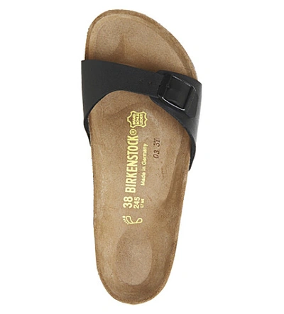 Shop Birkenstock Women's Black Birko Madrid 1 Bar Faux-leather Sandals