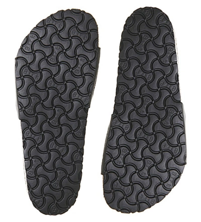 Shop Birkenstock Women's Black Birko Madrid 1 Bar Faux-leather Sandals