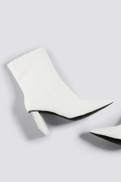 Shop Sahara Ray X Na-kd Asymmetric Heel Boots White