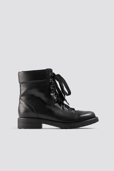 Shop Na-kd Low Combat Boots Black