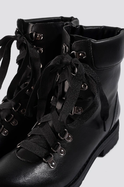 Shop Na-kd Low Combat Boots Black