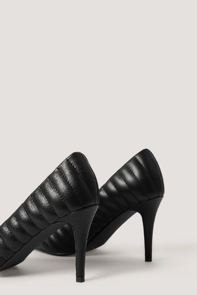 Shop Na-kd Quilted Pointy Pumps - Black