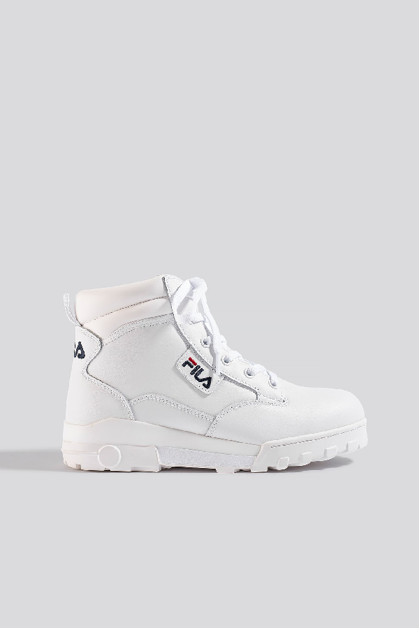 fila grunge white