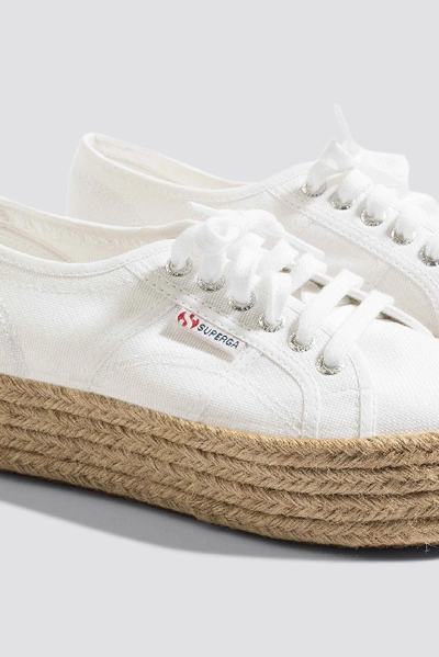 Superga 2730 Cotropew Espadrille Platform Sneaker In White | ModeSens